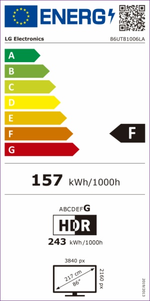 TELEVISOR LED LG 86UT81006LA